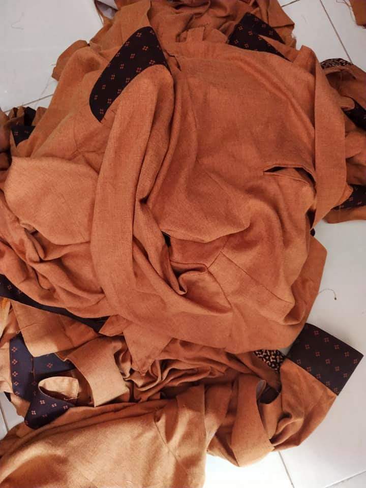 on progress cusstom seragam by indabutik